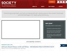 Tablet Screenshot of dchealthpolicy.org